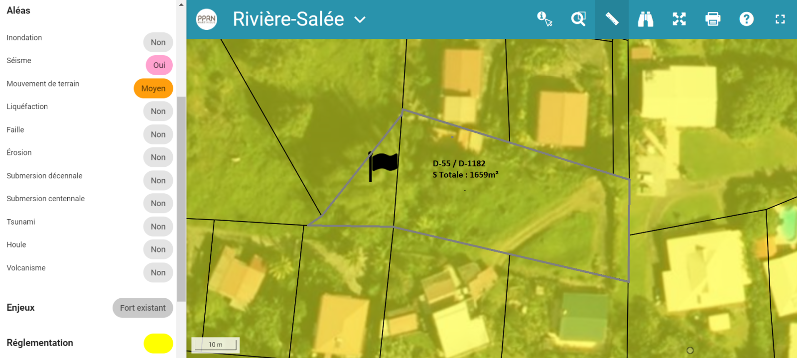 Vente RIVIERE SALEE / Quartier Courbaril Terrain constructible de